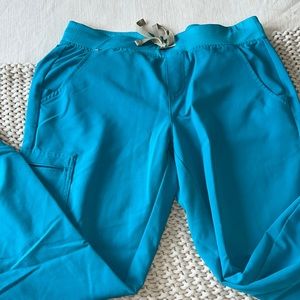 FIGS teal Zamora joggers